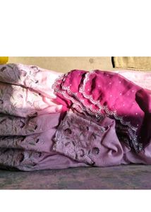 Brand new unstitched Elegant Lavender Lengha