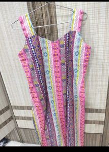 Pastel mix colour kurti