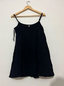 Black Tiered Mini Dress