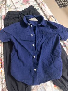 pack of 3 two  H&amp;M shirts one trousers Zara
