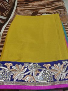 Elegant Embroidered Saree