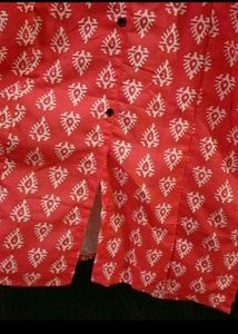 kurta pant set Red