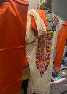 beautiful unstitched multi colour suit set