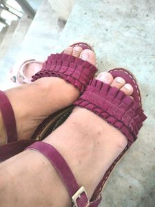 y2k Wedge Sandals👙⭐🌷🎀