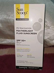 Sun Scoop Featherlight Fluid Sunscreen SPF 50+