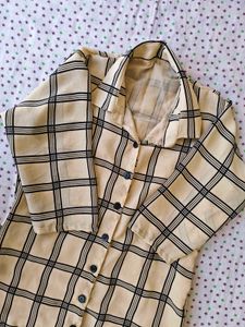 Classic Plaid Button-Up Top
