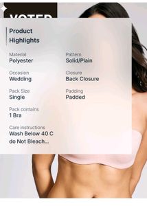 The Multiway Strapless Padded Wired Bra