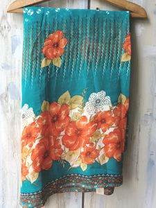 Simple Floral Saree