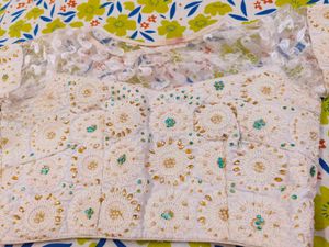 Crochet Embellished Blouse