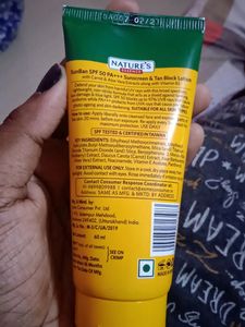 Natures Essence Sunban Sunscreen And Tan Block Lotion Spf 50 PA+++