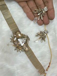 multi designer antic  lock silk handmade naickearr