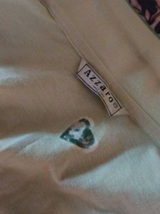 Cute Heart Print Polo Shirt size L