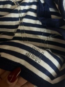 Striped Halter Neck Top