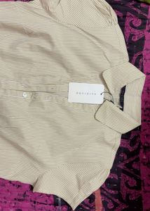 Striped Button-Down Shirt