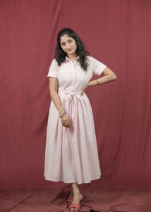Chic Pink Shirt Dress 💕