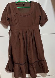 Brown Midi Dress