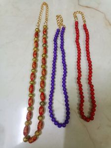 Pack Of 3 Beautiful Beads Maala📿