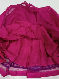 Girls Pink &amp; Blue Lehenga Choli Set 3 years girl