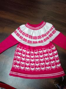 Baby Girl Frock Pink Colour