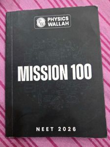 PW Physics Wallah Mission 100 Chemistry Book