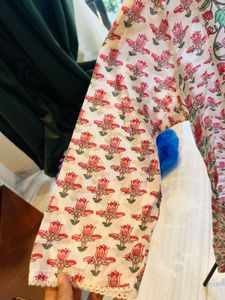 Floral Print Kurta