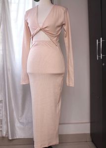 MISSGUIDED Ribbed Dress