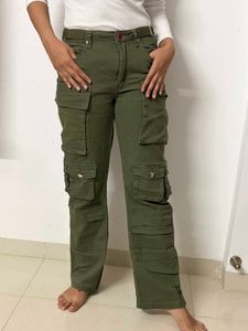 Olive Green Cargo Pants