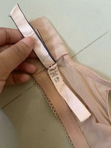 Sheer Pink Balconette Bra
