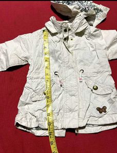 H&amp;M Floral-Lined Hooded Jacket for Kids