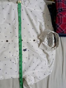 U.S.POLO ASSN WHITE WITH BLUE PRINT