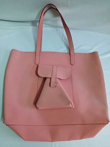 DressBerry Peach Coloured Tote Bag