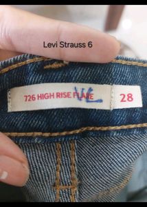 Levi Strauss Women's Flare Jeans dark blue 6