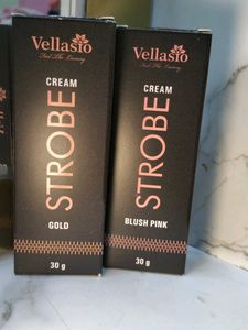 Vellasio Strobe Cream - Gold & Blush Pink