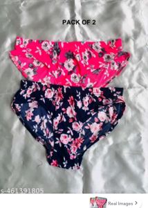 Floral Print Panty Pack of 2
