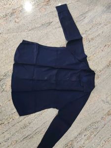 Navy blue formal shirt
