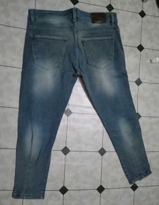 Stylish Jeans with Side Stripe