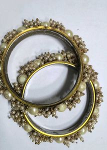 Polka Beads Bangle Set (2-Piece)