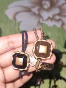 Chic Hair Ties with Decorative Charms