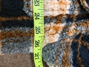 Plaid Fleece Shirt Jacket