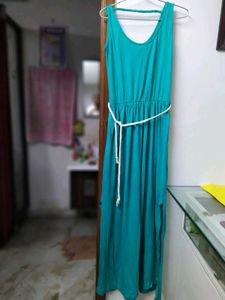 O'stin Studio Teal Maxi Dress - Size S