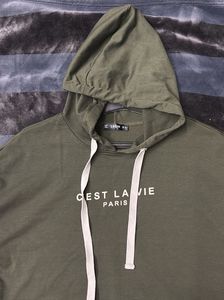 Shein Olive Green Hoodie