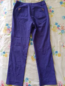 Classic Purple Straight Leg Pants