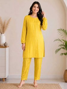 Vibrant Yellow Kurta Set
