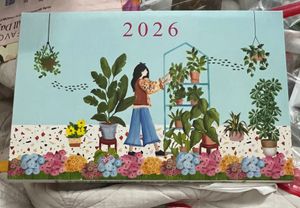 Spring palette Mindful Reflection desk calendar