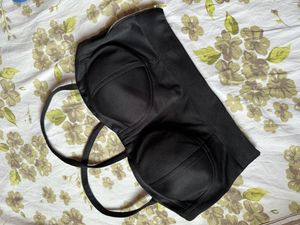 Black Sweetheart Neckline Bralette