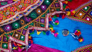Embroidered Lehenga Choli Set