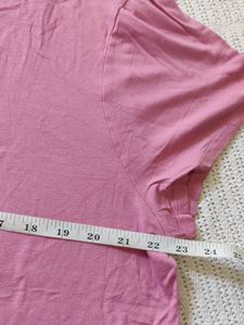 Pink Lace Trim Top(XL)
