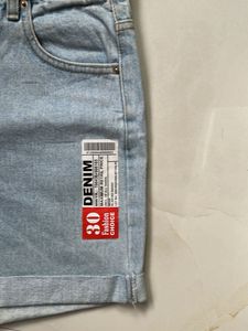 Light Wash Denim Shorts