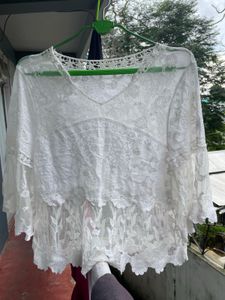 Elegant White Lace Blouse