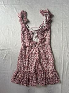 Floral Ruffle Mini Dress